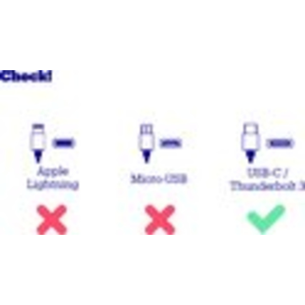 USB-C Laddkabel/1M/2.4A