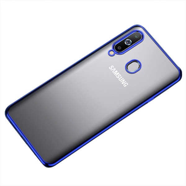 Sileä, eksklusiivinen silikonikuori - Samsung Galaxy A40 Blå Blå
