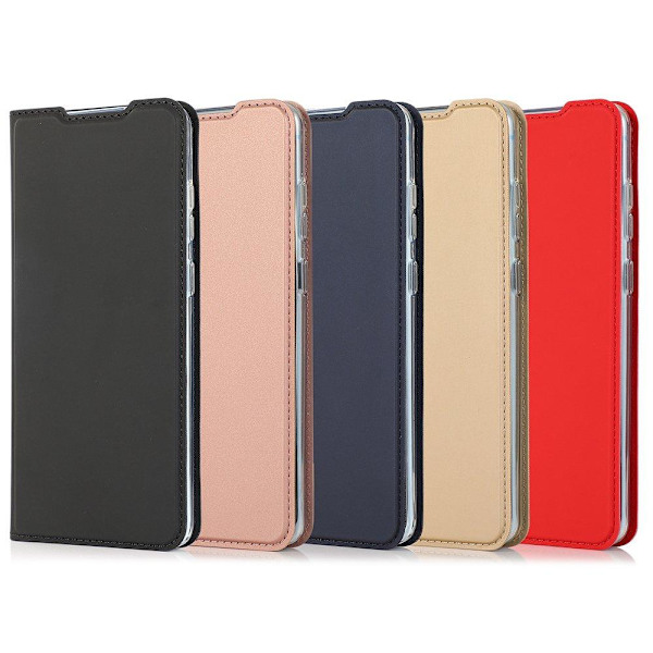 iPhone 12 Mini - Elegant Smart Plånboksfodral Roséguld