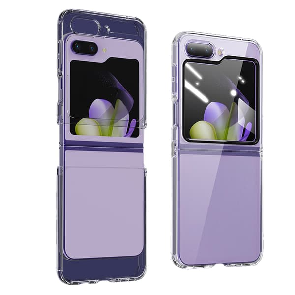 Galaxy Z Flip 5 - Läpinäkyvä silikonikotelo Transparent