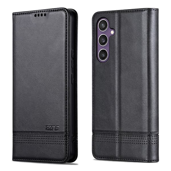 Samsung Galaxy S25 Fodral med Stativ & Kortfack Blå