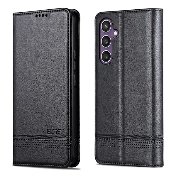 Samsung Galaxy S25 Plus Fodral med Stativ & Kortfack Blå