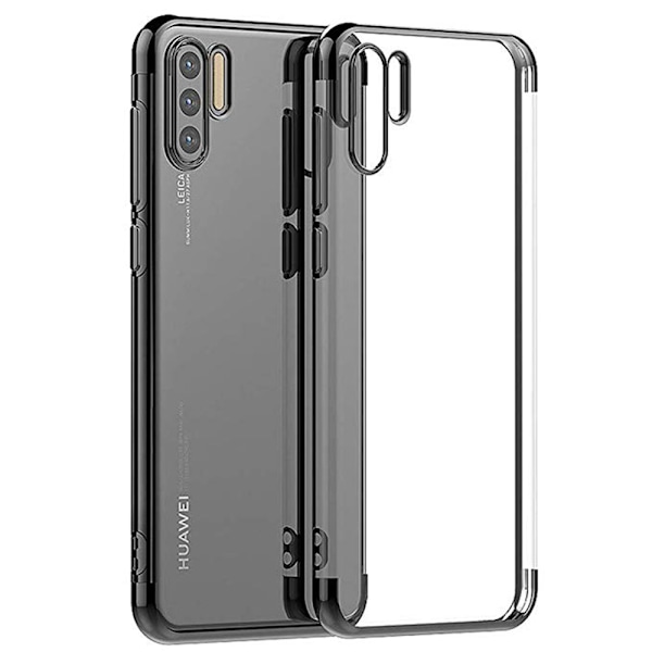 Smart Stötdämpande Silikonskal - Huawei P30 Pro Silver Silver