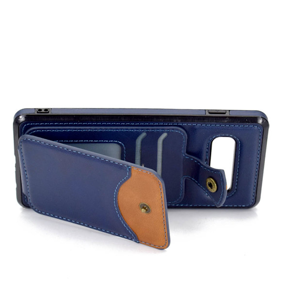 Samsung Galaxy S10 Plus - Stilfuldt cover med kortholder Grå