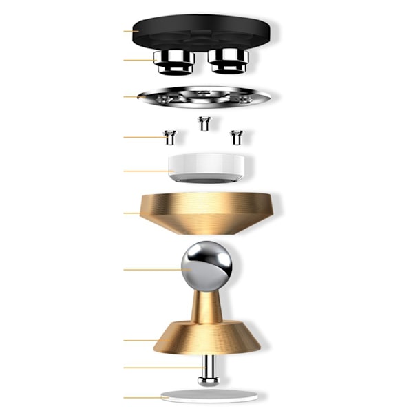 Stilren Smart Magnetisk Mobilholder Guld
