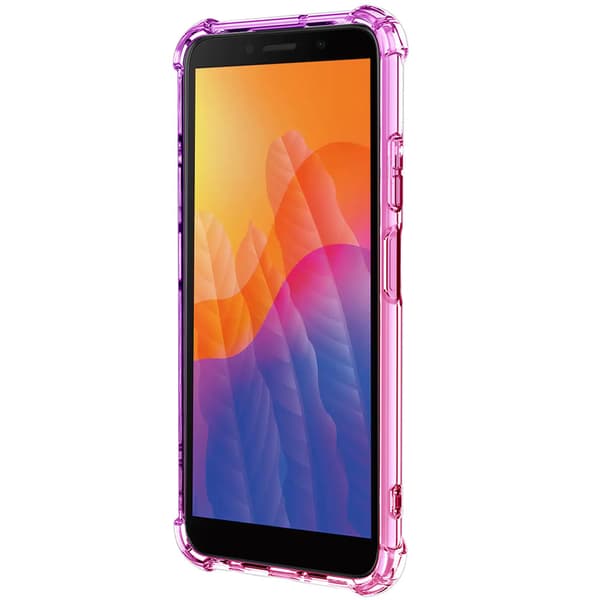 Silikonskal - Huawei Y5p Blå/Rosa