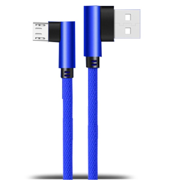 Hurtig opladningskabel Micro-USB Blå 1 Meter
