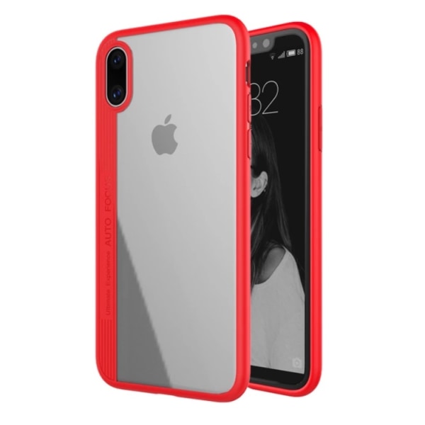 iPhone X/XS - Stilig deksel Röd