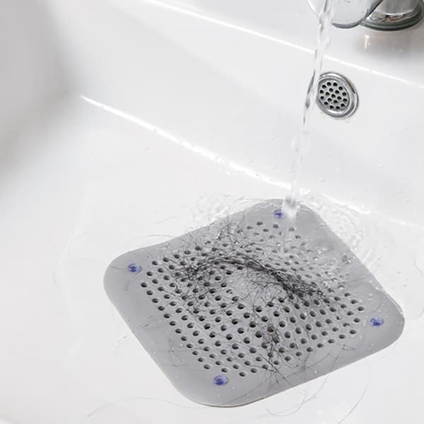 Praktiskt Avloppspropp Kökspropp Duschpropp Silikon Vit