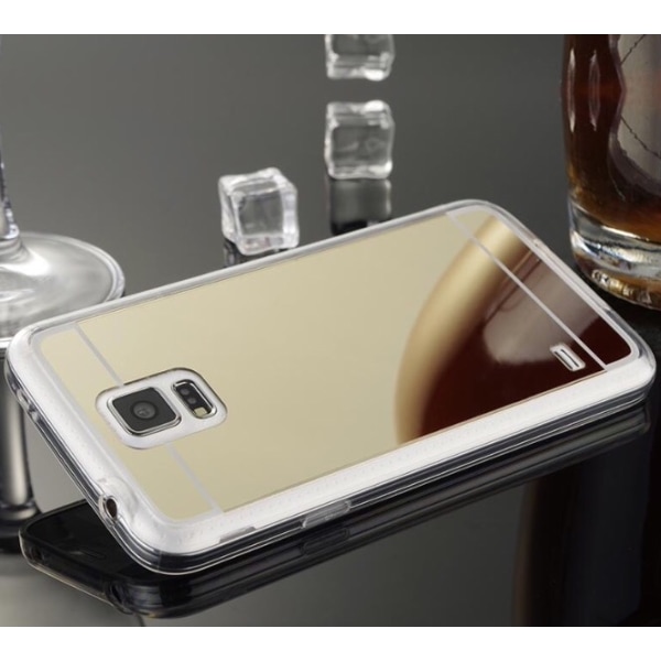Samsung Galaxy S5 - "Vintage" från LEMAN med spegeldesign Roséguld