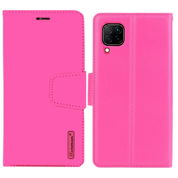 Samsung Galaxy A12 - Ammattimainen lompakkokotelo HANMAN Rosaröd