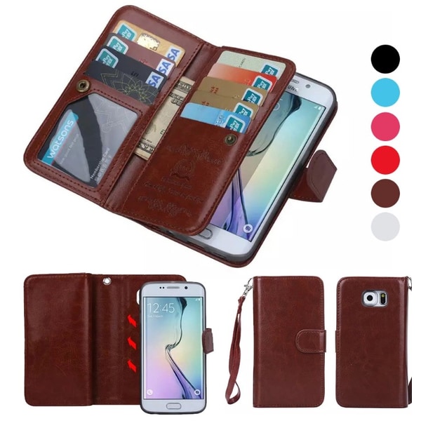 Practical Wallet Case (LEMAN) - Samsung Galaxy S6 Edge Plus Rosa