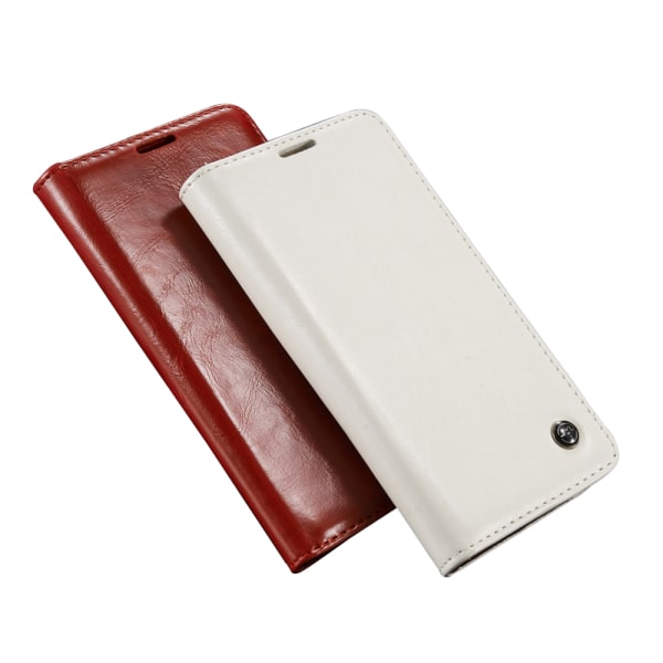 Samsung Galaxy S7 Edge - Stilrent Fodral med plånbok Vit