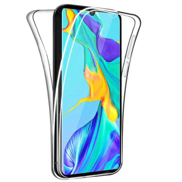 Huawei Y5 2019 - Kaksipuolinen silikonikuori Transparent/Genomskinlig