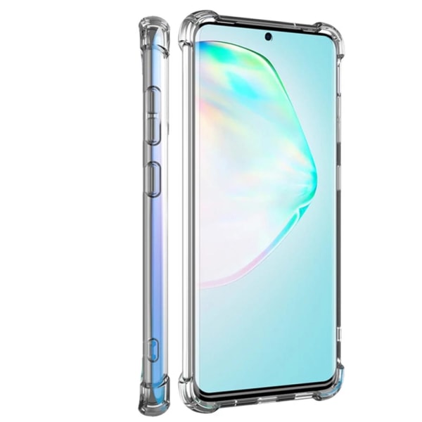 Huawei P Smart 2021 - Robust beskyttende silikonecover (Floveme) Transparent/Genomskinlig
