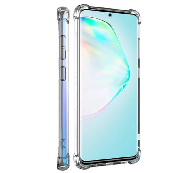 Huawei P Smart 2021 - Vankka suojaava silikonikuori (Floveme) Transparent/Genomskinlig