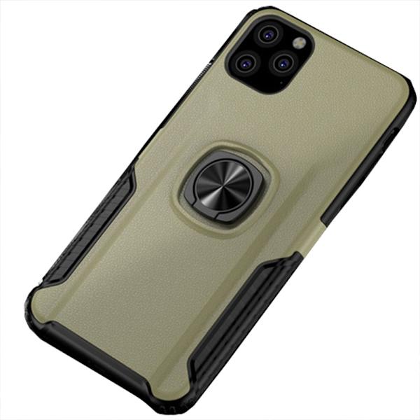 Skal med Ringhållare (LEMAN) - iPhone 11 Pro Max Mörkblå Mörkblå