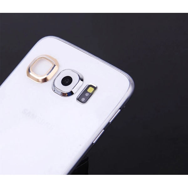 Samsung Galaxy S6/S6 Edge - Skyddsring för Kameralins Blå