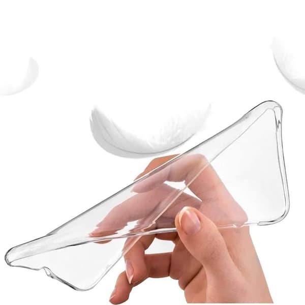 A55 5G - Skyddande Stilrent Silikonskal Transparent