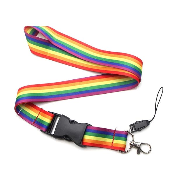 Holdbar Praktisk RAINBOW Nøkkelbånd Rainbow