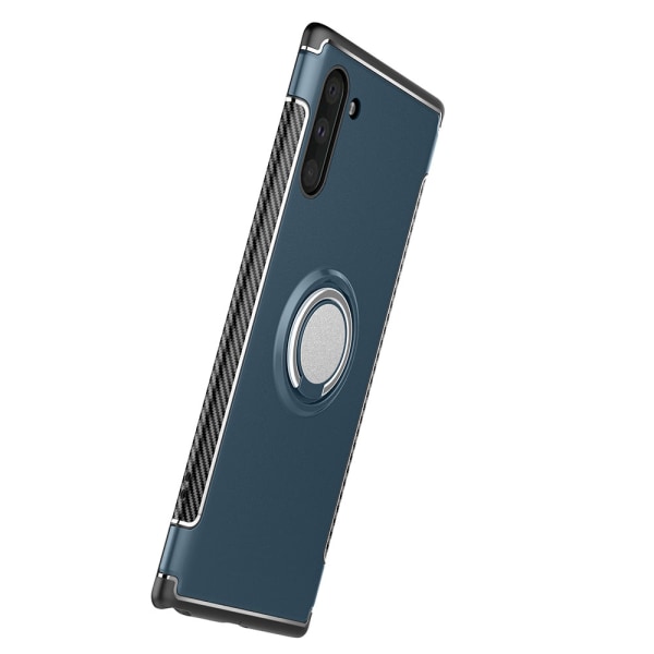 Skal med Ringhållare - Samsung Galaxy Note10 Blå Blå