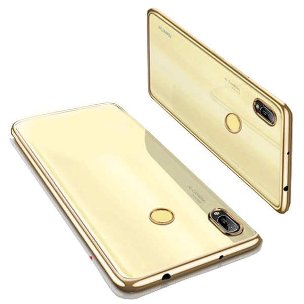 Professionellt Skyddsskal i Silikon - Huawei Y6 2019 Silver Silver