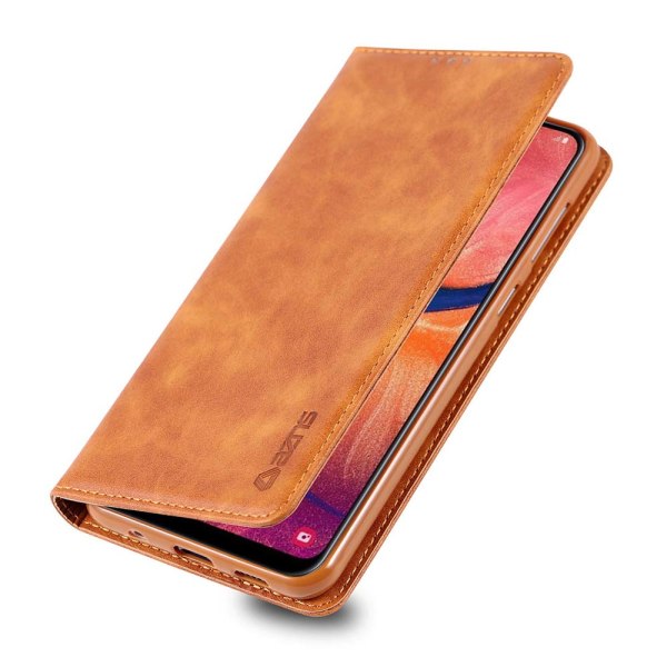 Samsung Galaxy A9 2018 - Stilfuldt Wallet etui Mörkbrun