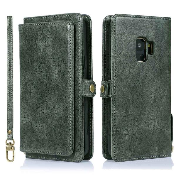 Samsung Galaxy S9 - Kraftig Smart Wallet Case Svart