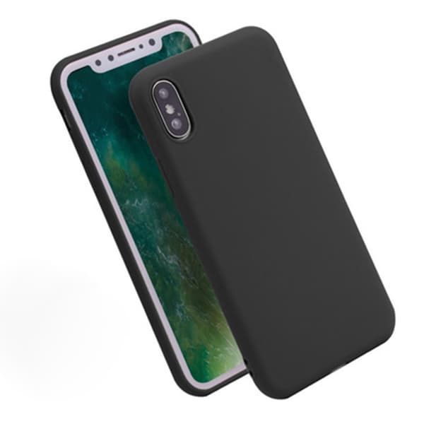 Elegant Skyddsskal i Silikon för iPhone XR Marinblå