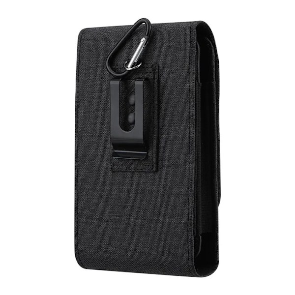 Nylon Midjeväska med Bältesklämma - Perfekt för iPhone & Samsung!