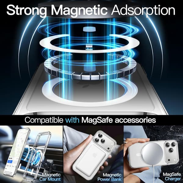 iPhone 17 Pro Air-Guard Skal  Maxat Magnetfäste