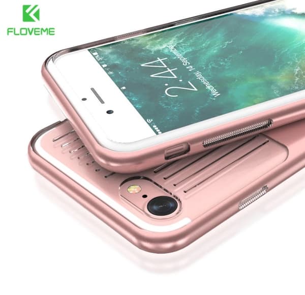 Flovemes Stötdämpande Hybridskal - iPhone 7 Marinblå