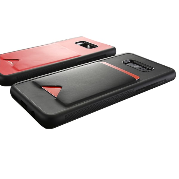Samsung Galaxy S8 Plus - St�td�mpande Smart Skal Röd