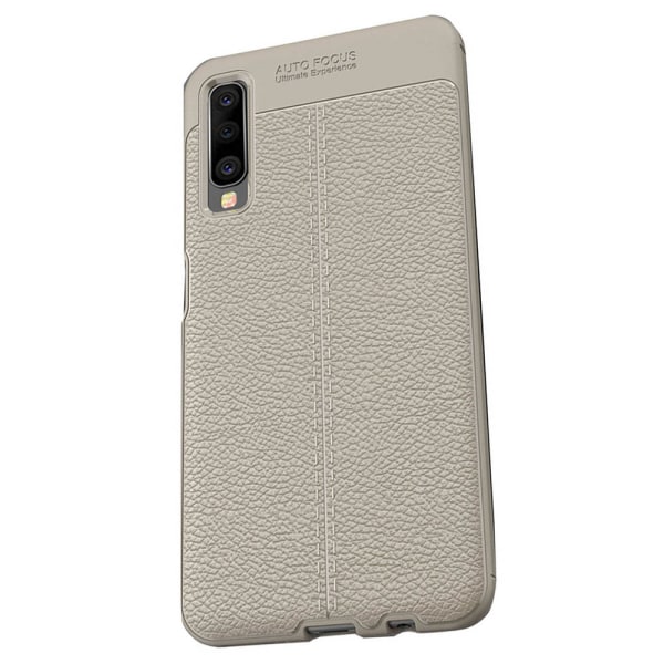 Tyylikäs silikonisuojus (automaattinen tarkennus) - Samsung Galaxy A50 Grå