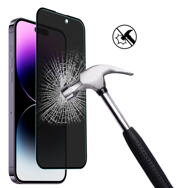 Näytön suojakalvo 2.5D Black Spy iPhone 15 Plus -puhelimelle
