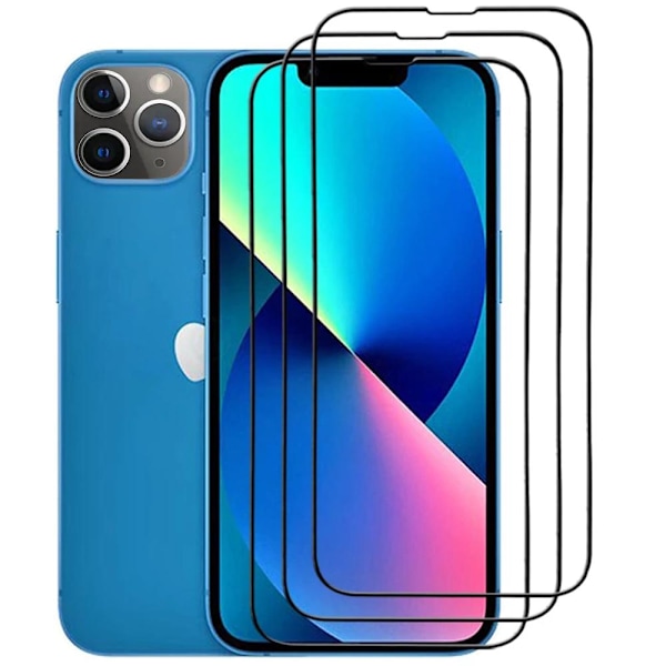 2-PACK iPhone 13 Pro Max Skärmskydd 2.5D HD 0,3mm Transparent/Genomskinlig