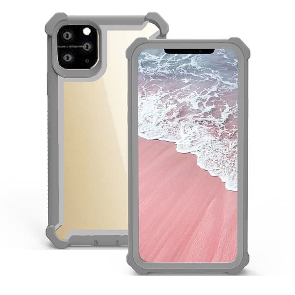 Skyddande Stilrent Skal - iPhone 11 Pro Max ROSA/VIT