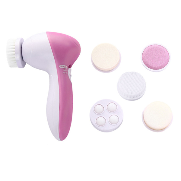 5in1 Multifunktionell Ansiktsrengörings Maskin Massage Grön