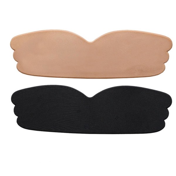 Bekväm Självhäftande Push Up Strapless BH Svart