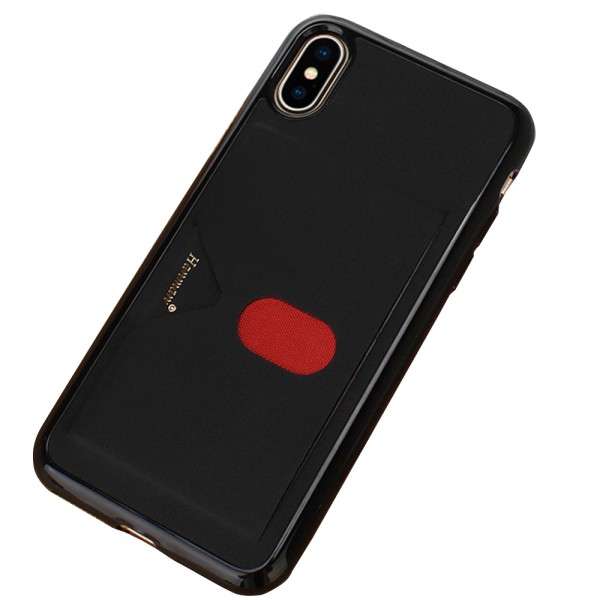 Beskyttende stilfuldt cover (HANMAN) - iPhone XR Svart