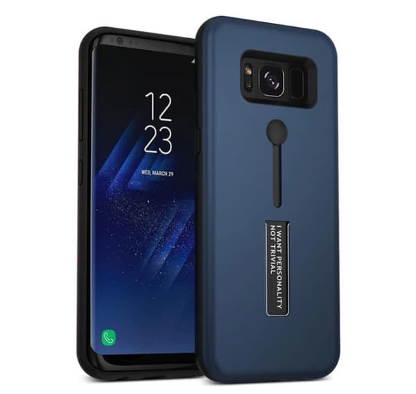 Smart Skal med Fingerrem för Samsung Galaxy J5 2017 Röd