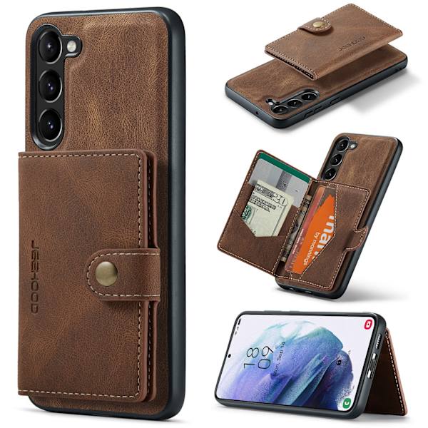 Samsung Galaxy S23 Plus - Skal Korthållare Magnetisk Svart