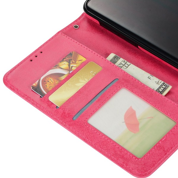 LEMAN Plånboksfodral med Magnetfunktion - Samsung Galaxy S9Plus Lila