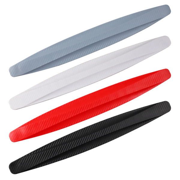 Stötdämpande Bumper Skydd (2-Pack) Bil Skydd Vit