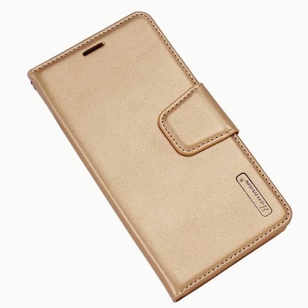 Plånboksfodral i PU-Läder (DIARY) - Samsung Galaxy Note 9 Guld
