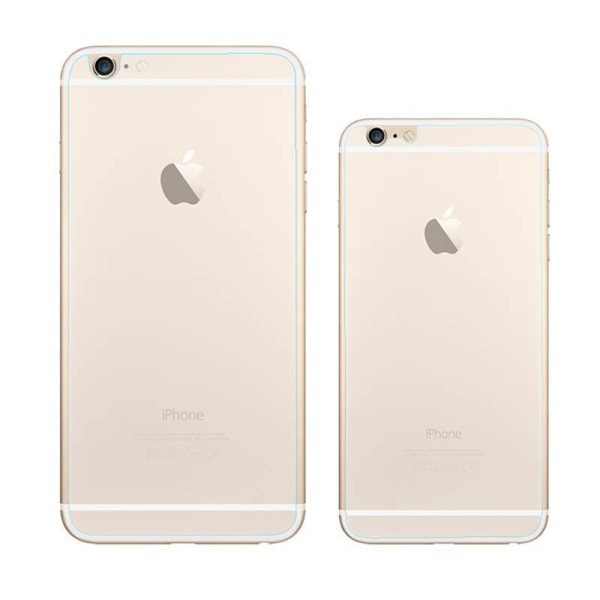 iPhone 6/6S - Herdet beskyttelse for baksiden av telefonen (9H) Transparent/Genomskinlig