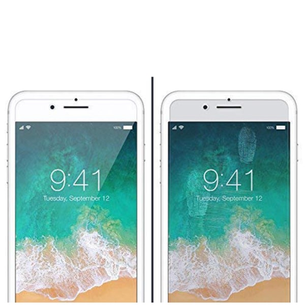 iPhone 7+ näytönsuoja 3-PACK Standard 9H Screen-Fit HD-Clear