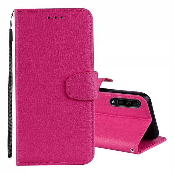 Nkobee Stilrent Effektfullt Plånboksfodral - Samsung Galaxy A70 Röd Röd