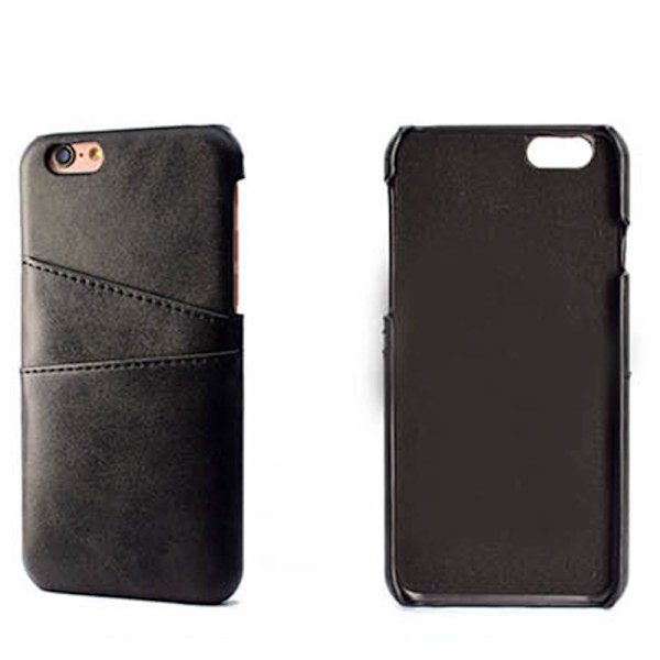 Skal med Korthållare i RETRO-Design för iPhone 6/6S Blå