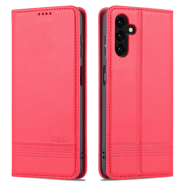 Samsung A14 5G- Lompakkokotelo, jossa 3 korttipaikkaa useissa eri väreissä Red
